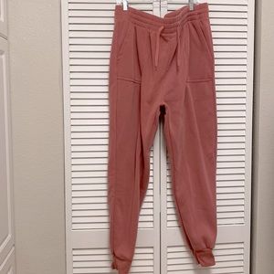 Pink sweatpants